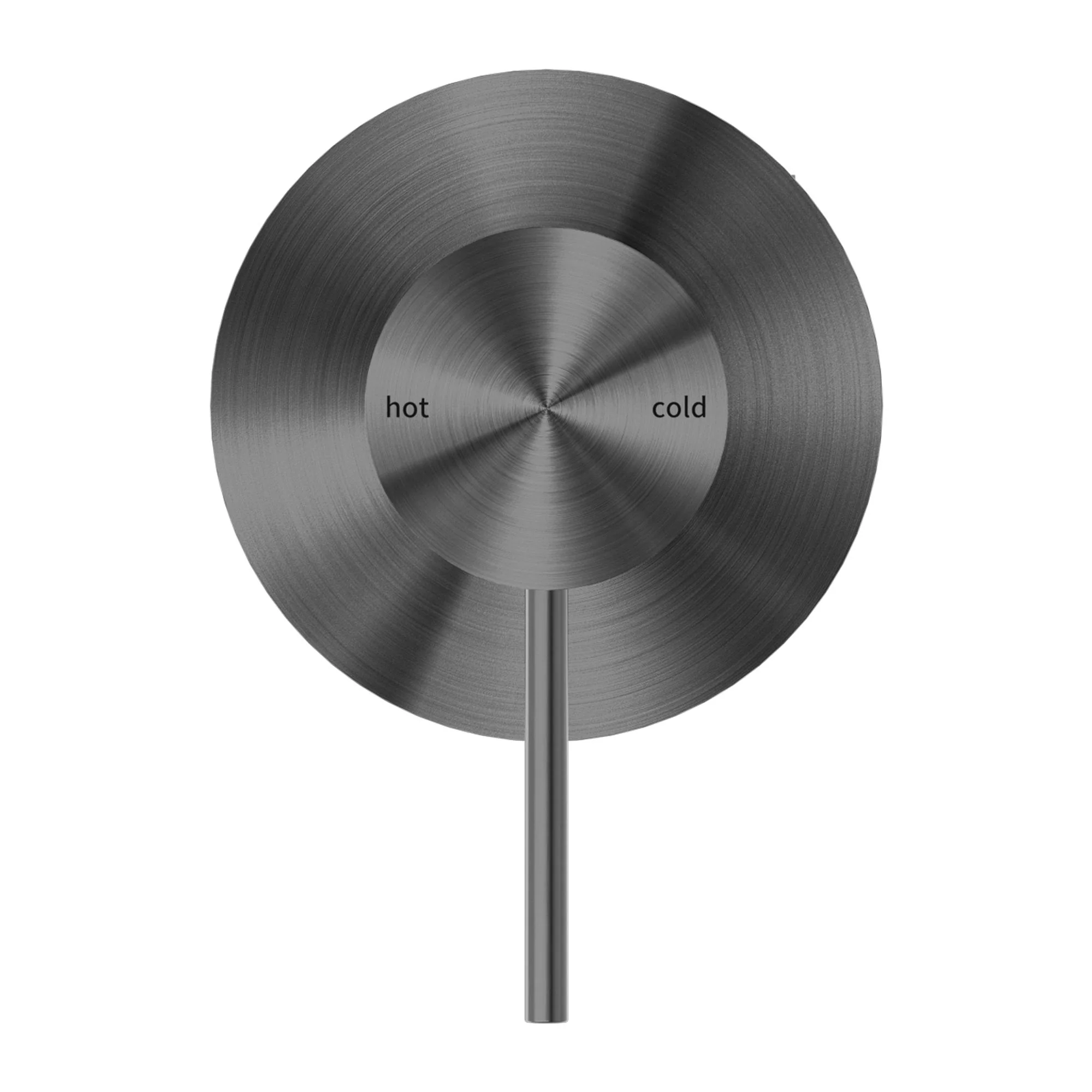 Nero Mecca Shower Mixer 80mm Plate - Gun Metal - Image 2
