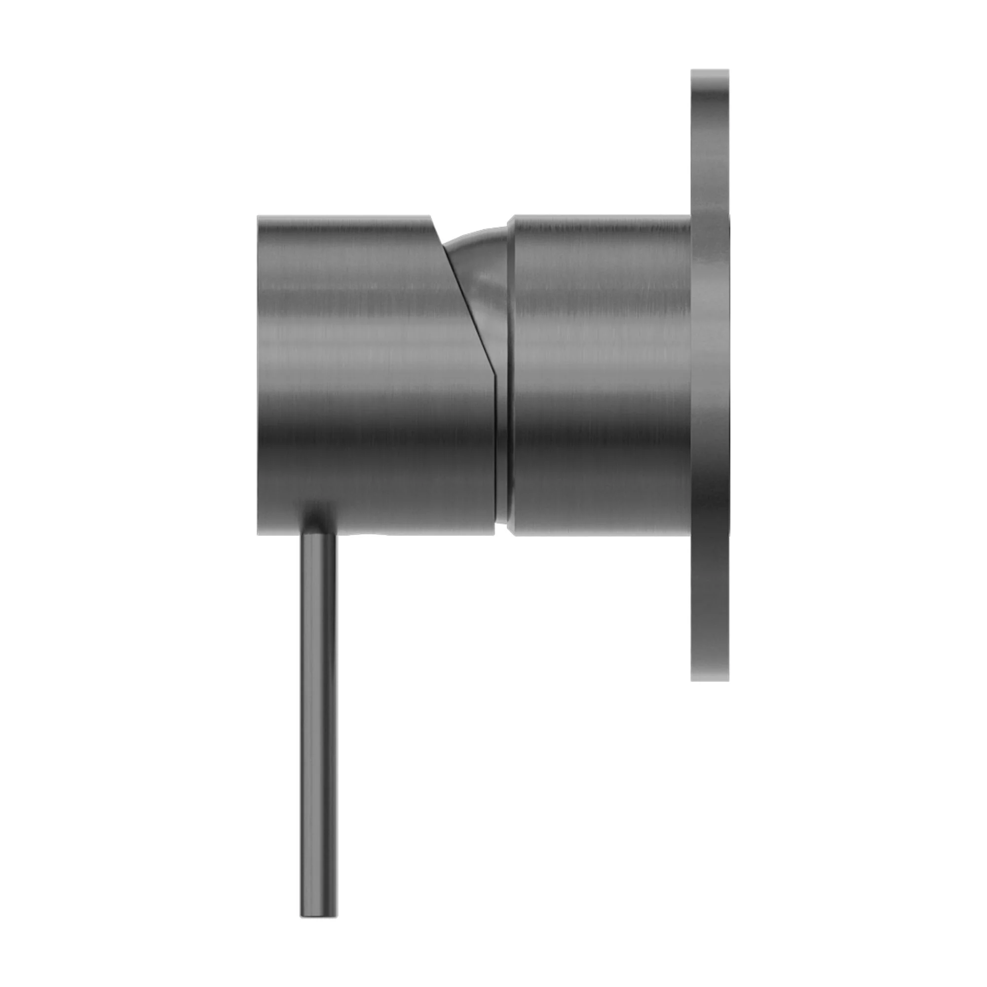 Nero Mecca Shower Mixer 80mm Plate - Gun Metal - Image 3