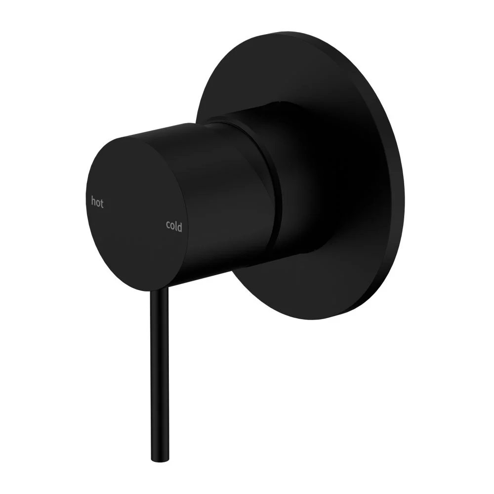 Nero Mecca Shower Mixer 80mm Plate - Black Matte