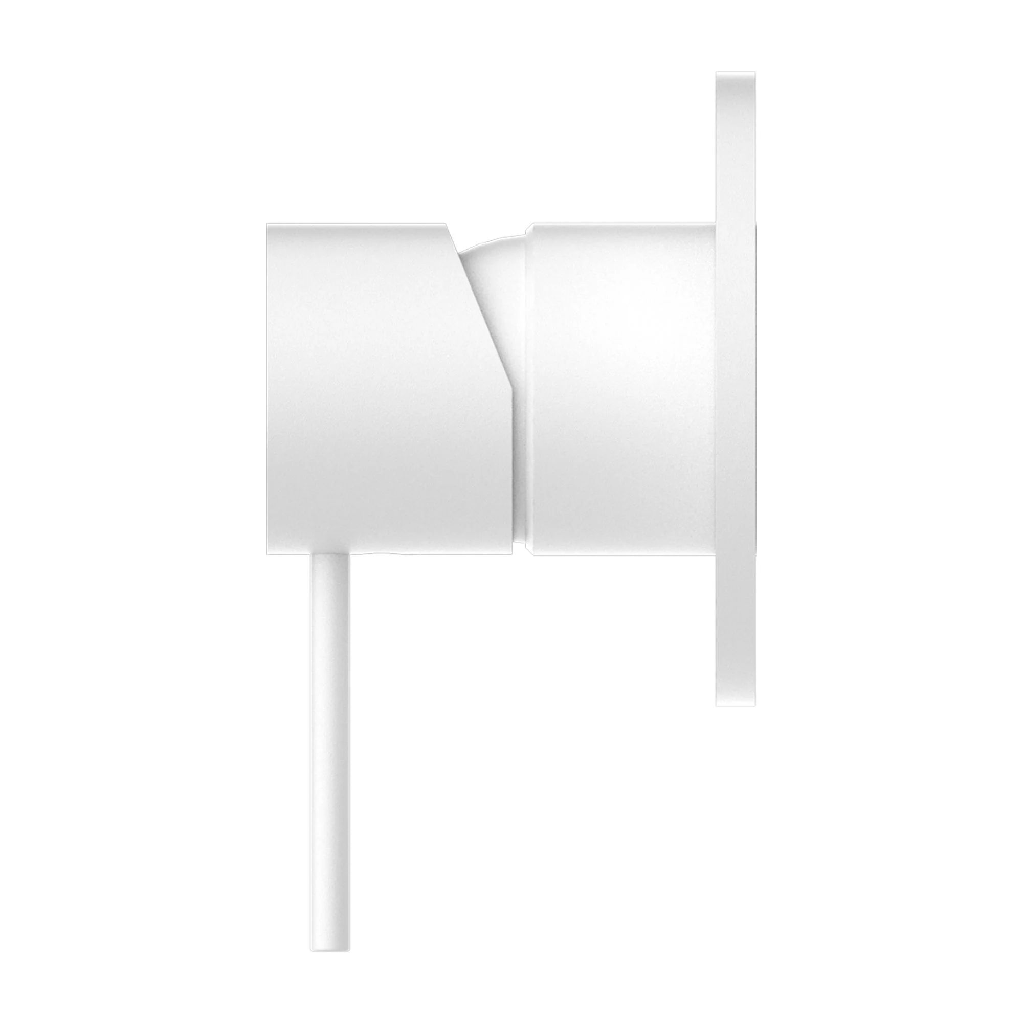 Nero Mecca Shower Mixer 80mm Plate - White Matte - Image 3