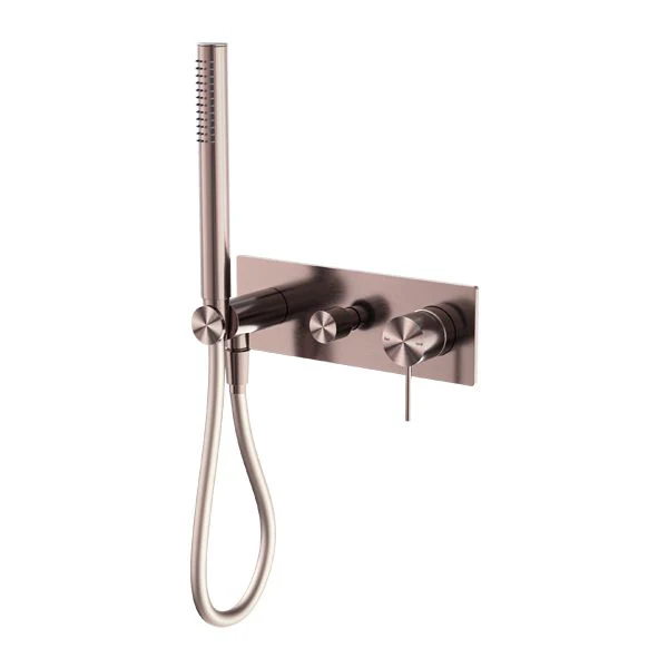 Nero Mecca Shower Mixer Diverter System - Brushed Bronze