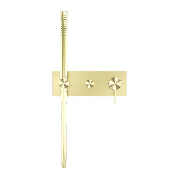 Nero Mecca Shower Mixer Diverter System - Brushed Gold - Image 2