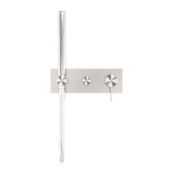 Nero Mecca Shower Mixer Diverter System - Brushed Nickel - Image 2