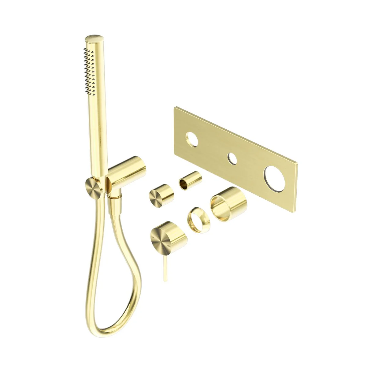 Nero Mecca Shower Mixer Diverter System (Trim Kit Only) - Brushed Gold