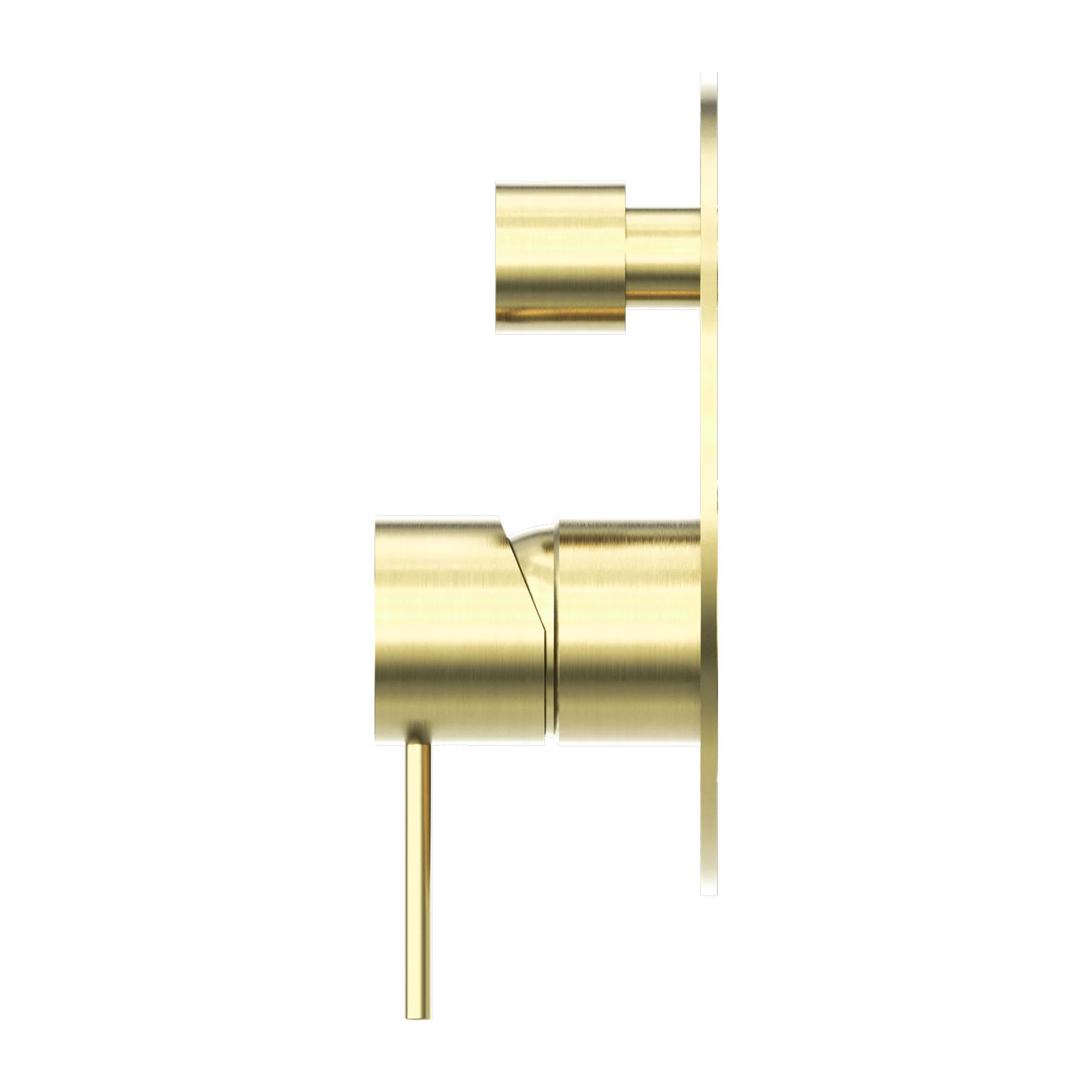 Nero Mecca Shower Mixer With Diverter - Brushed Gold - Image 3