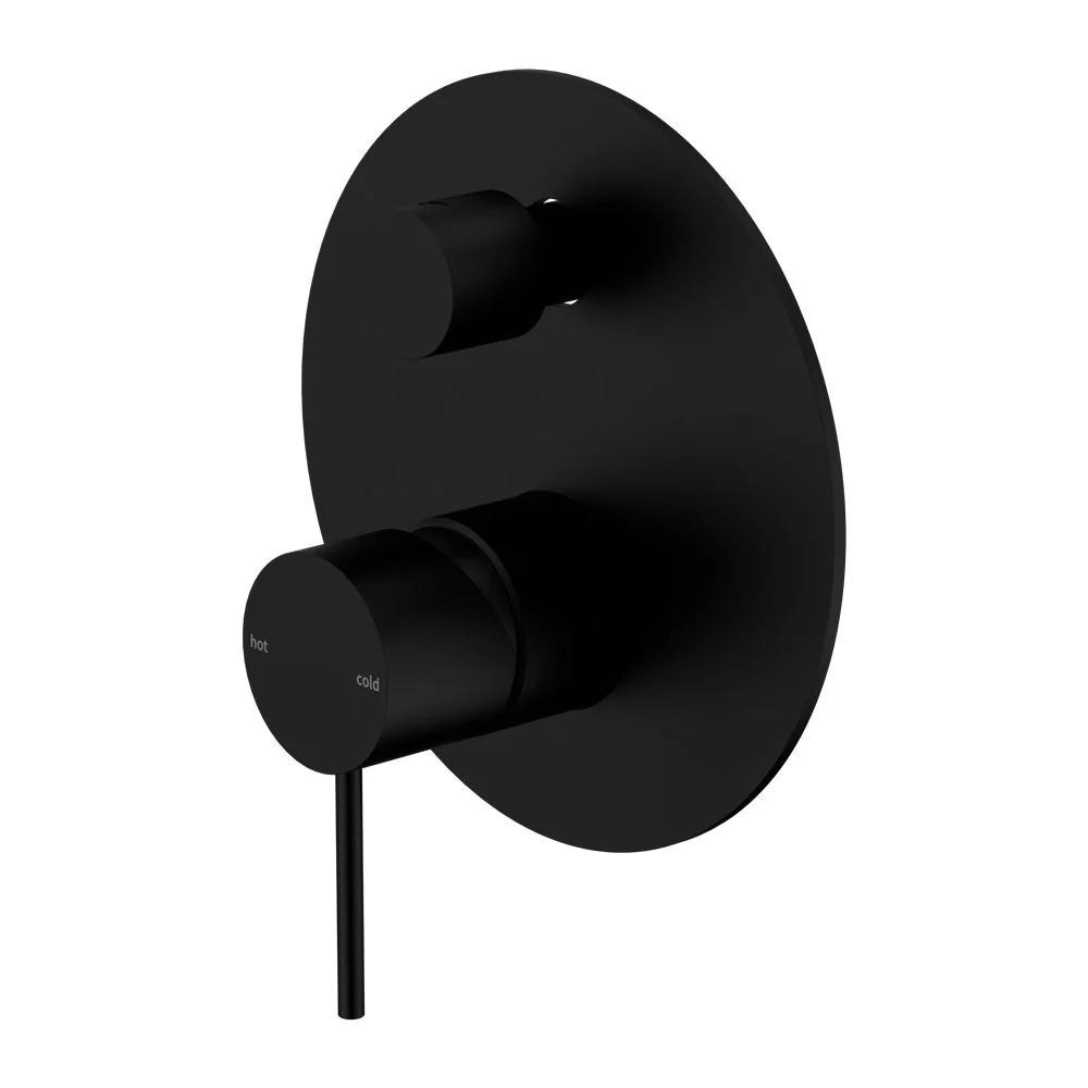 Nero Mecca Shower Mixer With Diverter - Black Matte