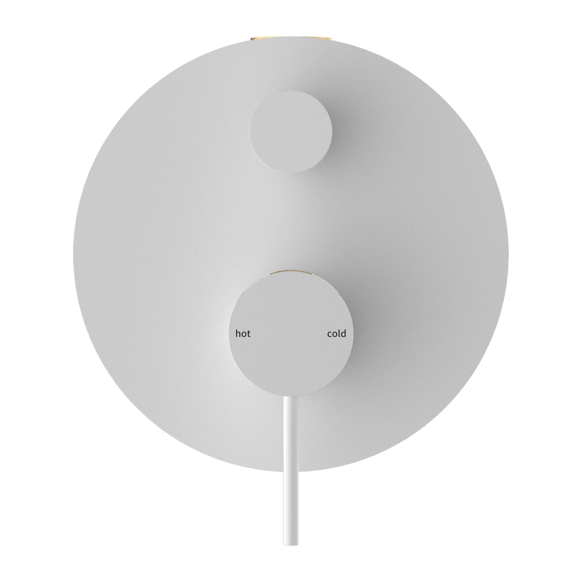 Nero Mecca Shower Mixer With Diverter - White Matte - Image 2
