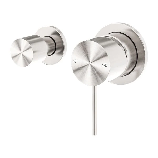 Nero Mecca Shower Mixer With Horizontal 2 Way Diverter - Brushed Nickel