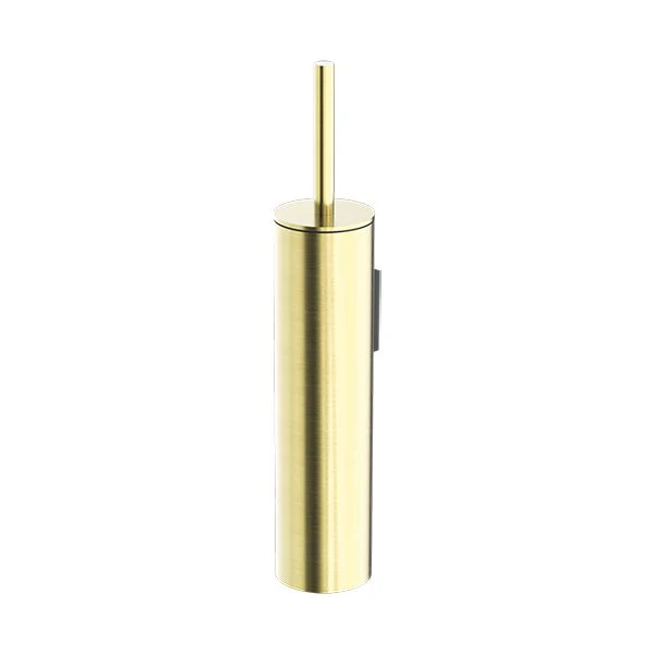Nero Mecca Toilet Brush Holder - Brushed Gold