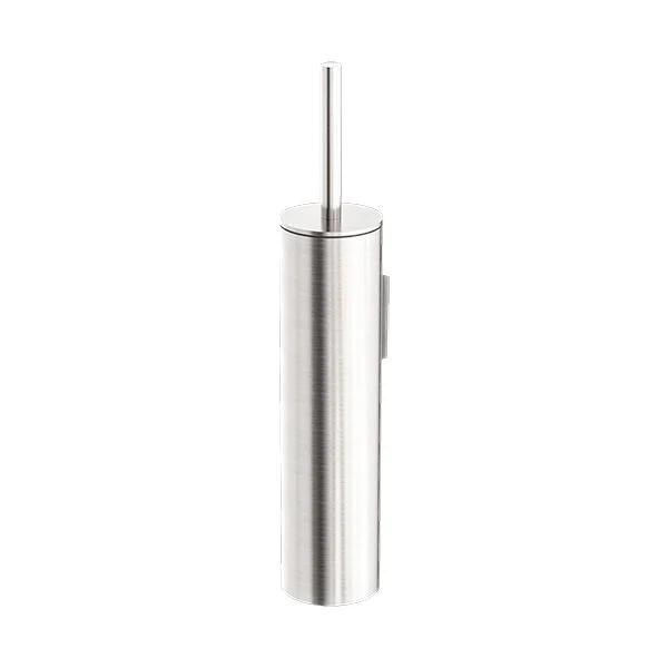 Nero Mecca Toilet Brush Holder - Brushed Nickel