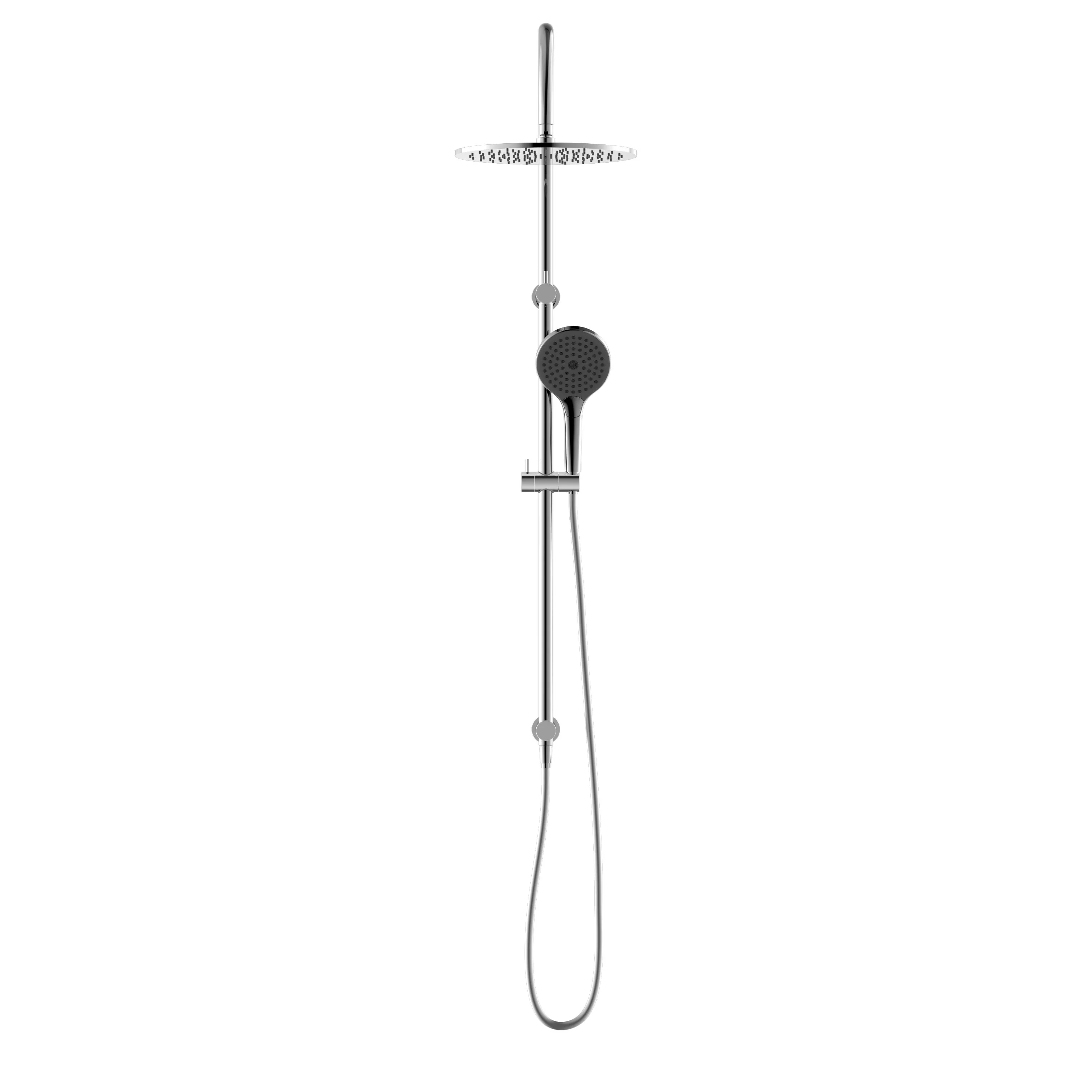 Nero Mecca Twin Shower With Air Shower II - Chrome - Image 2