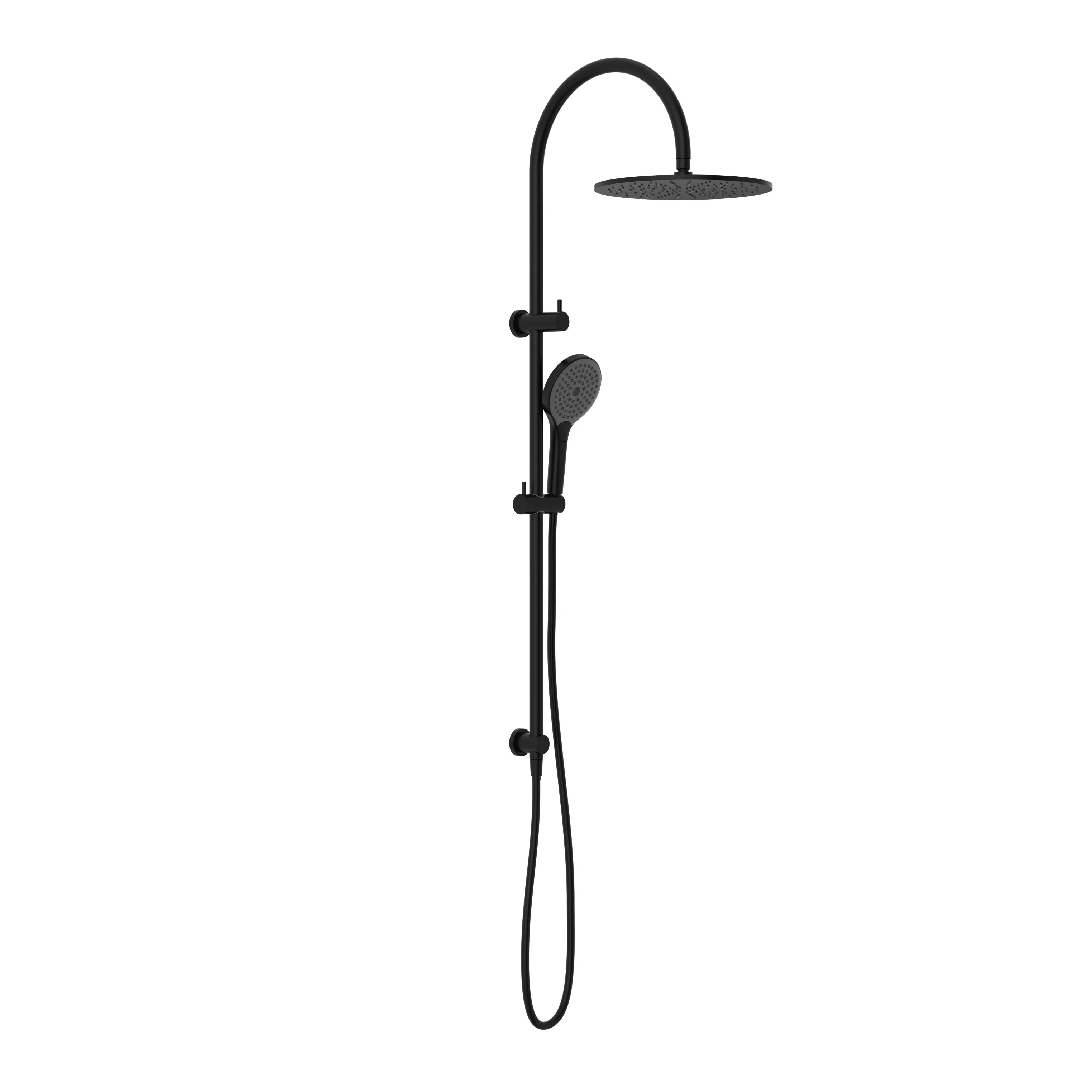 Nero Mecca Twin Shower With Air Shower II - Black Matte