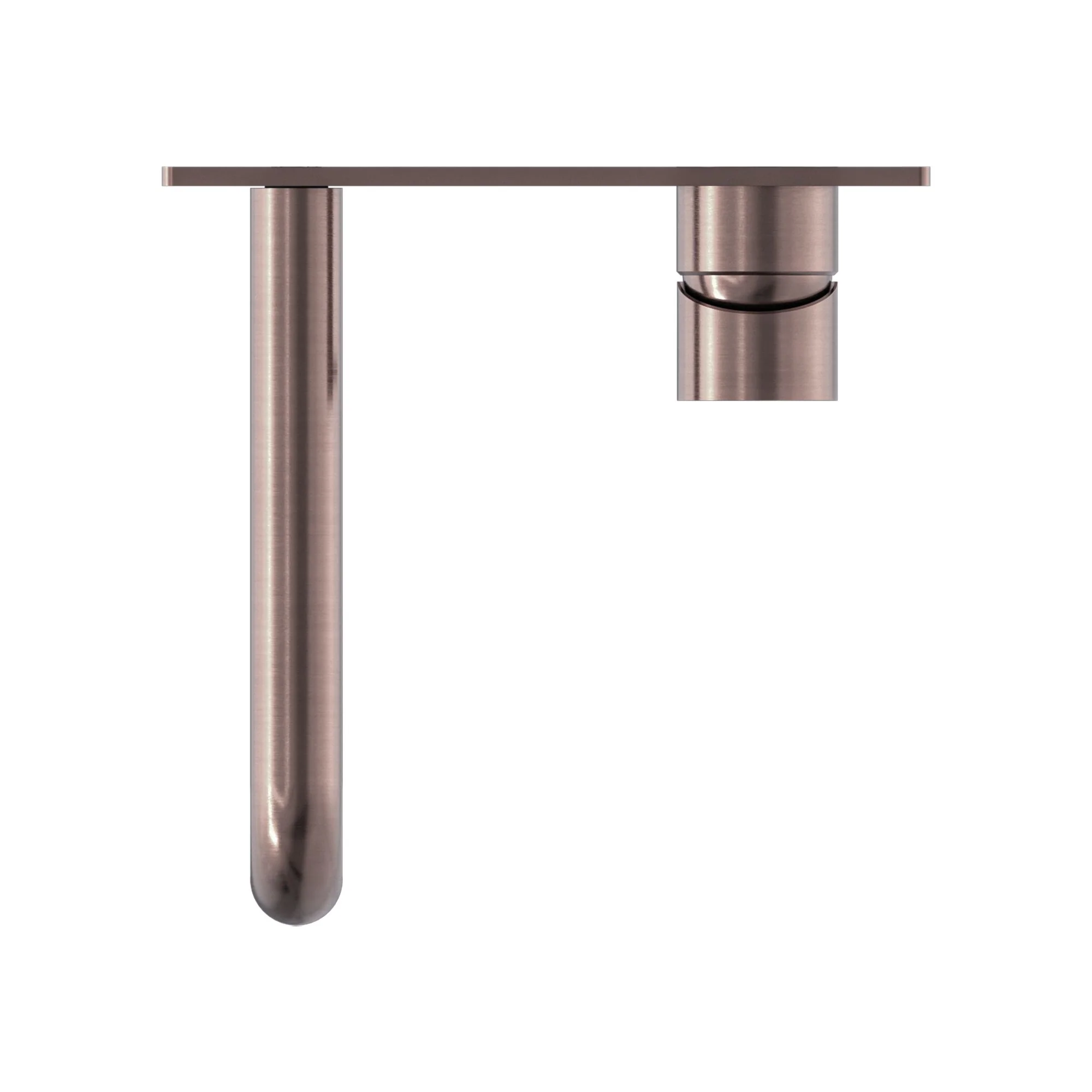 Nero Mecca Wall Basin/Bath Mixer - Brushed Bronze - Image 4
