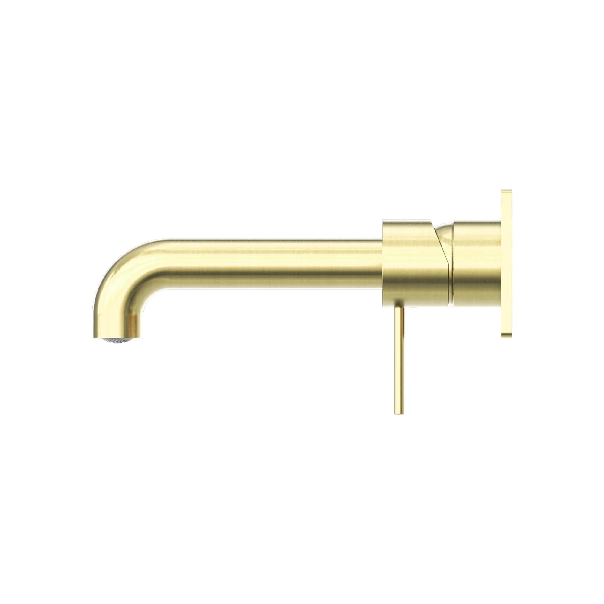Nero Mecca Wall Basin/Bath Mixer - Brushed Gold - Image 3