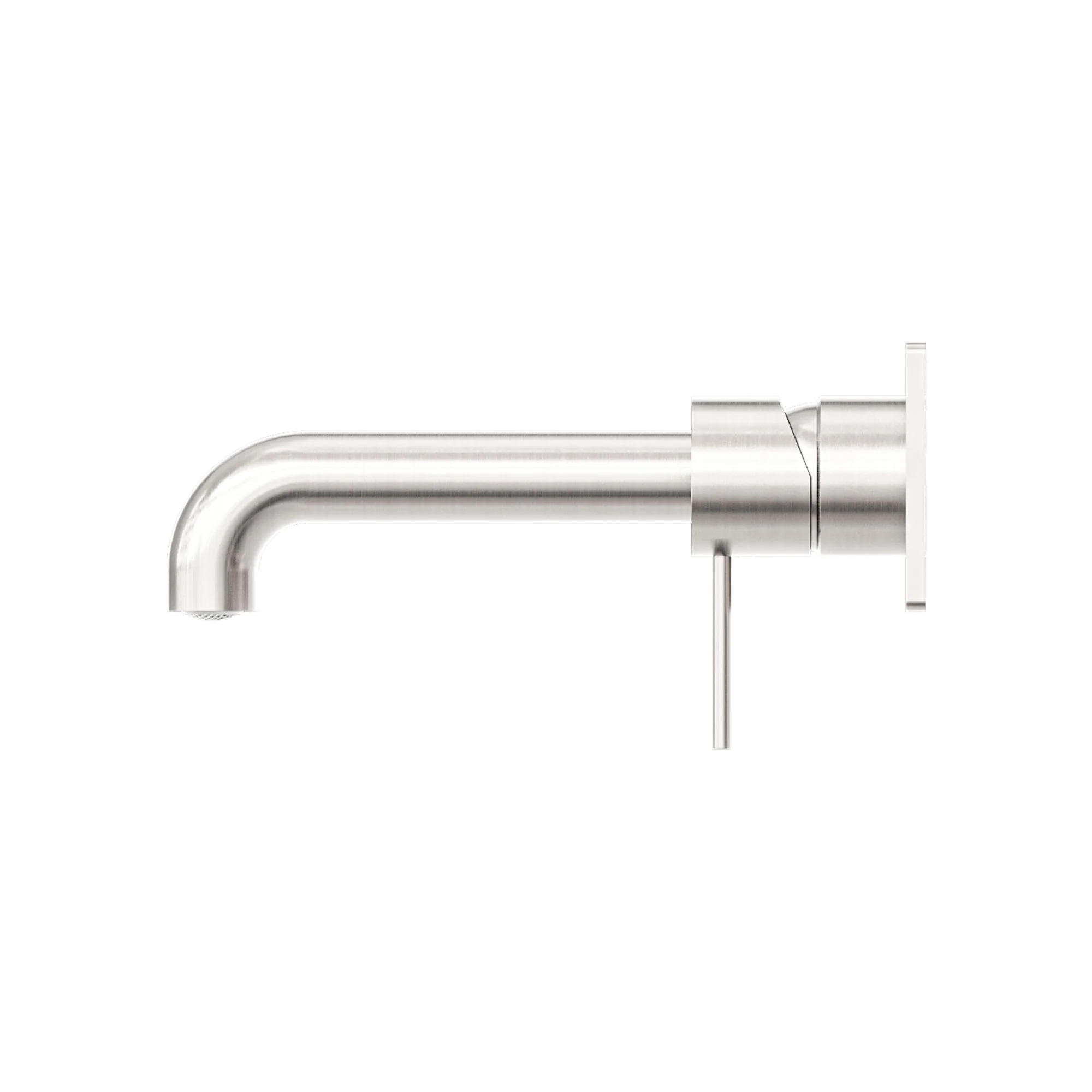 Nero Mecca Wall Basin/Bath Mixer - Brushed Nickel - Image 3