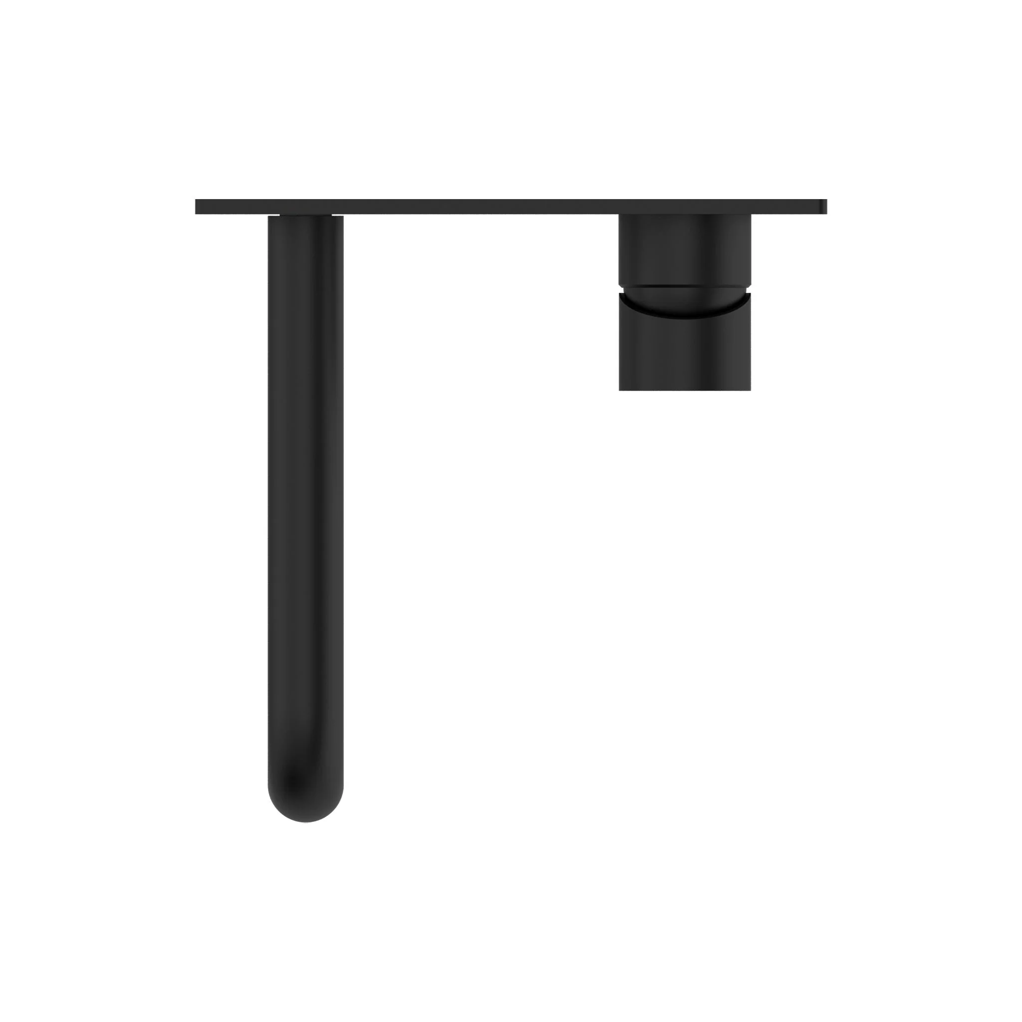 Nero Mecca Wall Basin/Bath Mixer - Black Matte - Image 4