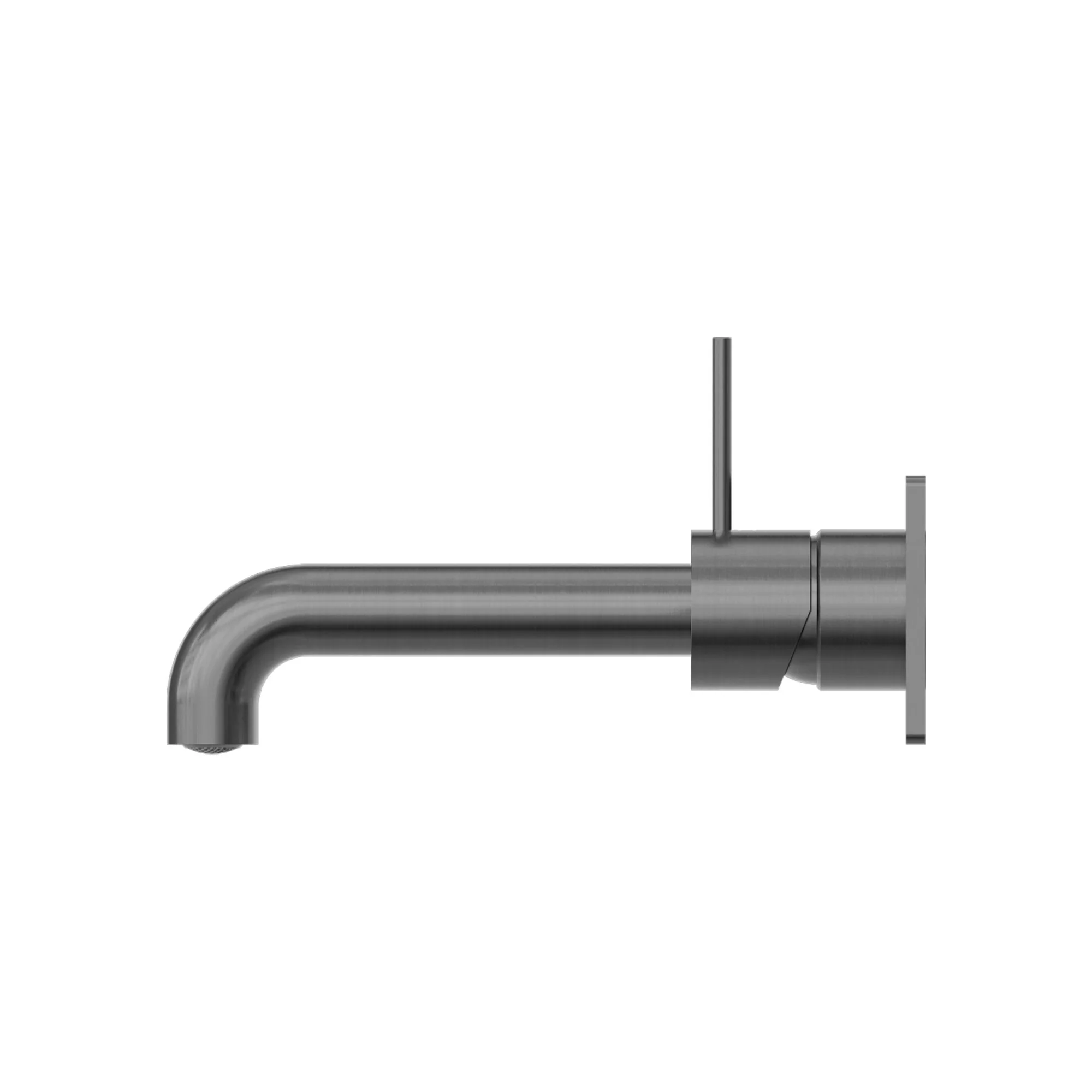 Nero Mecca Wall Basin/Bath Mixer Handle Up - Gun Metal - Image 3