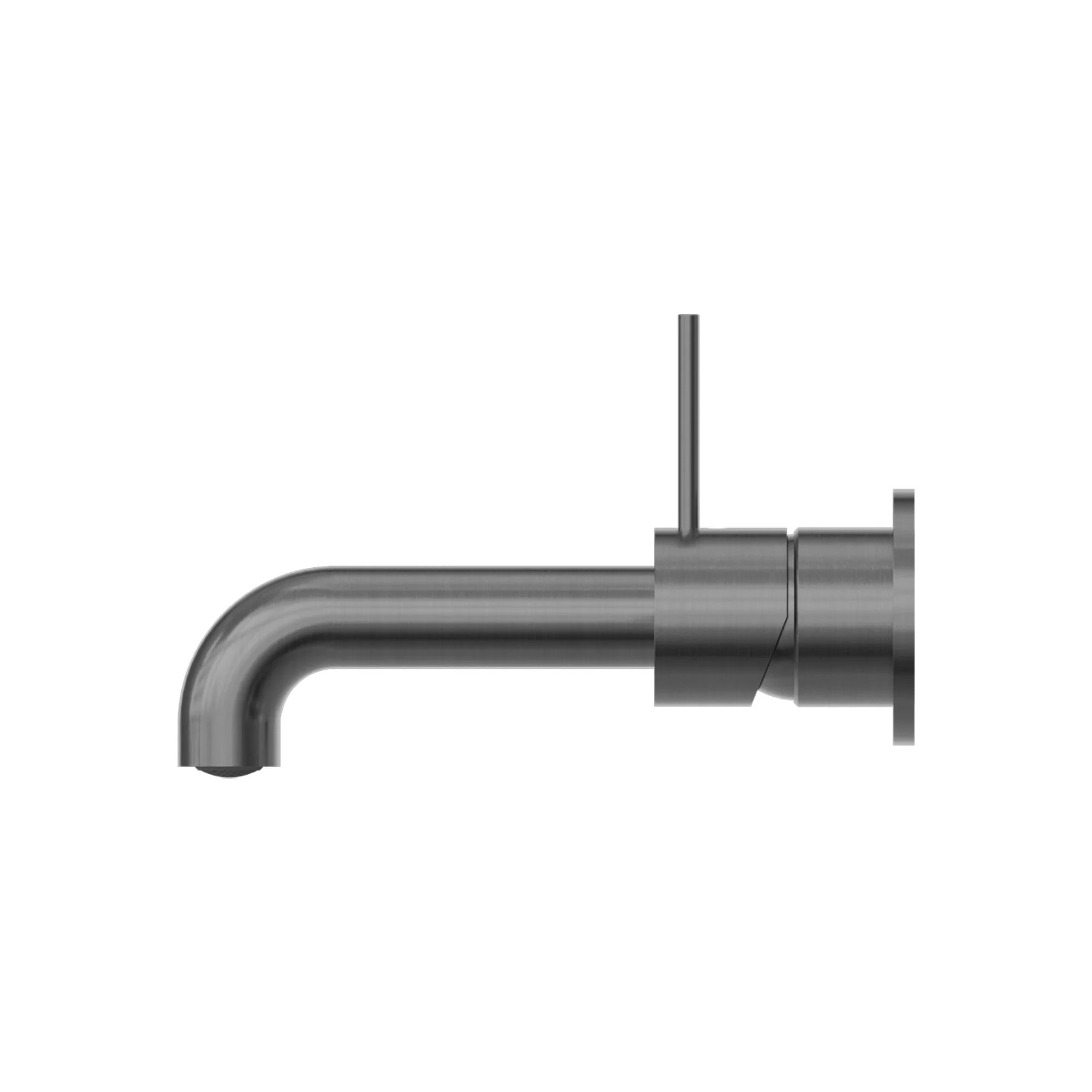Nero Mecca Wall Basin/Bath Mixer Separate Back Plate Handle Up - Gun Metal - Image 2