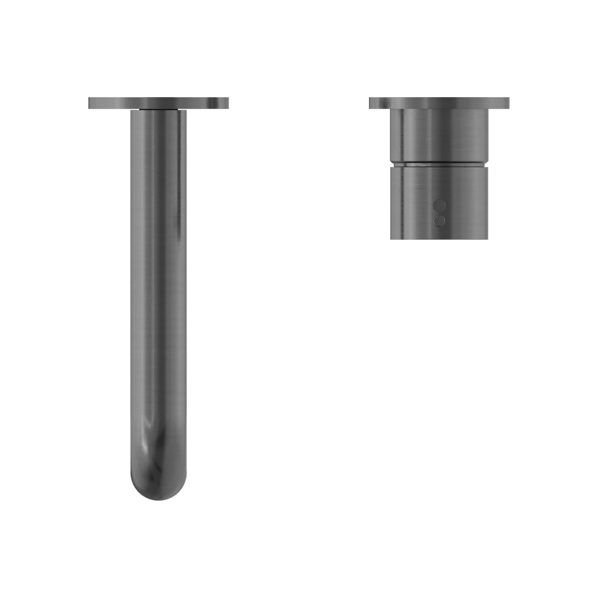 Nero Mecca Wall Basin/Bath Mixer Separate Back Plate Handle Up - Gun Metal - Image 4