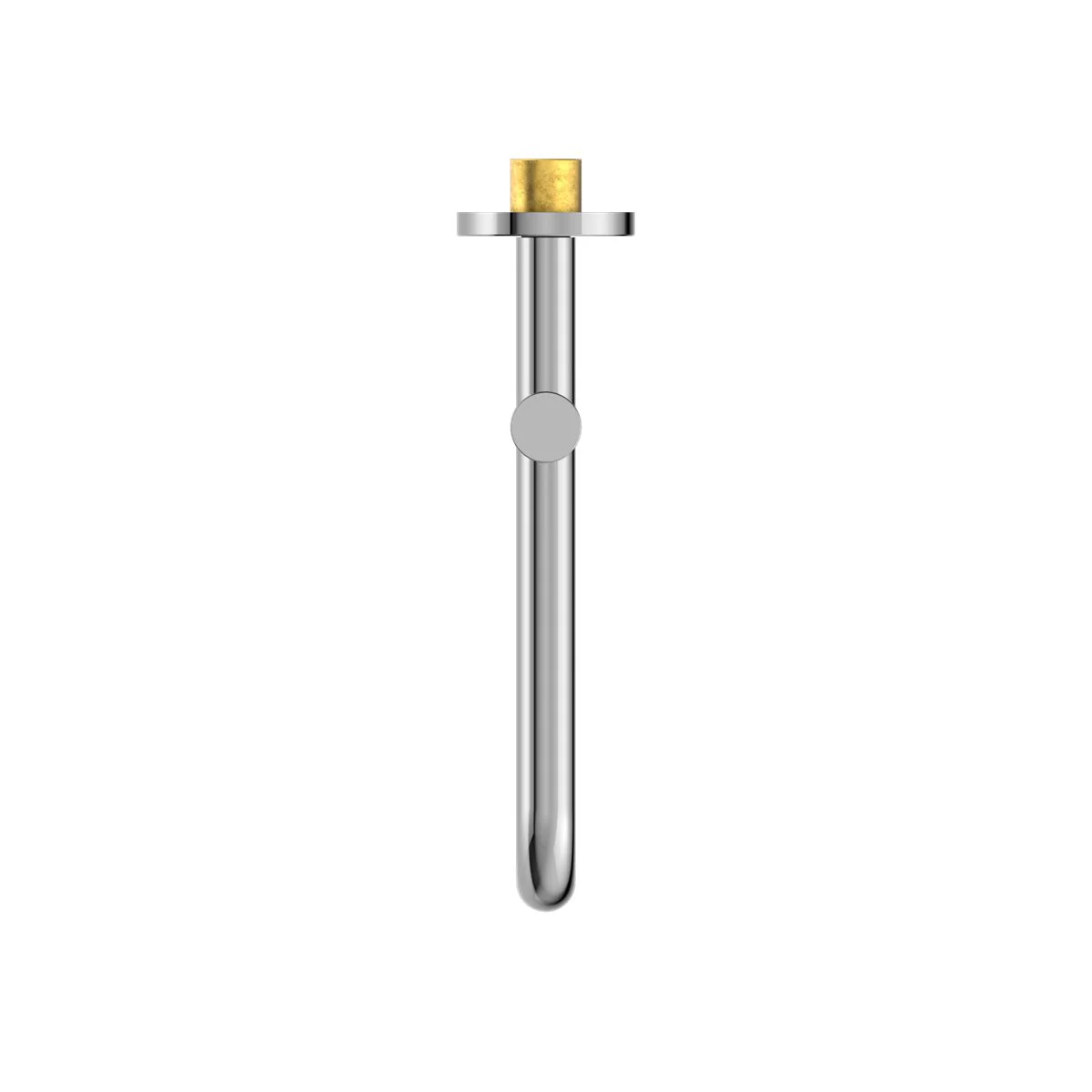 Nero Mecca Wall Mounted Swivel Basin/Bath Spout 225mm - Chrome - Image 3