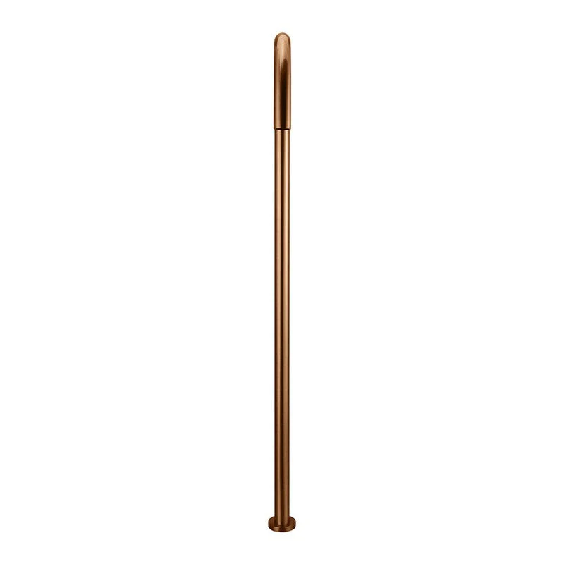 Meir Round Freestanding Bath Spout - Lustre Bronze - Image 2
