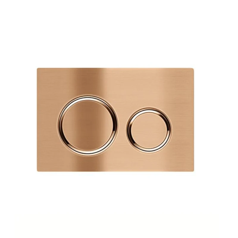 Meir Sigma 21 Dual Flush Plates to suit Geberit - Lustre Bronze