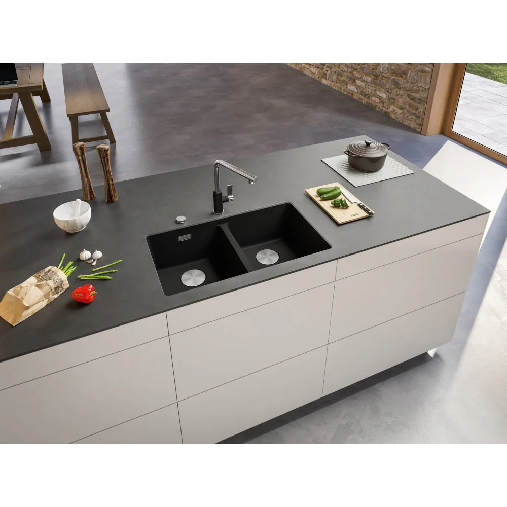 Franke Maris Double Bowl Sink - Onyx - Image 2