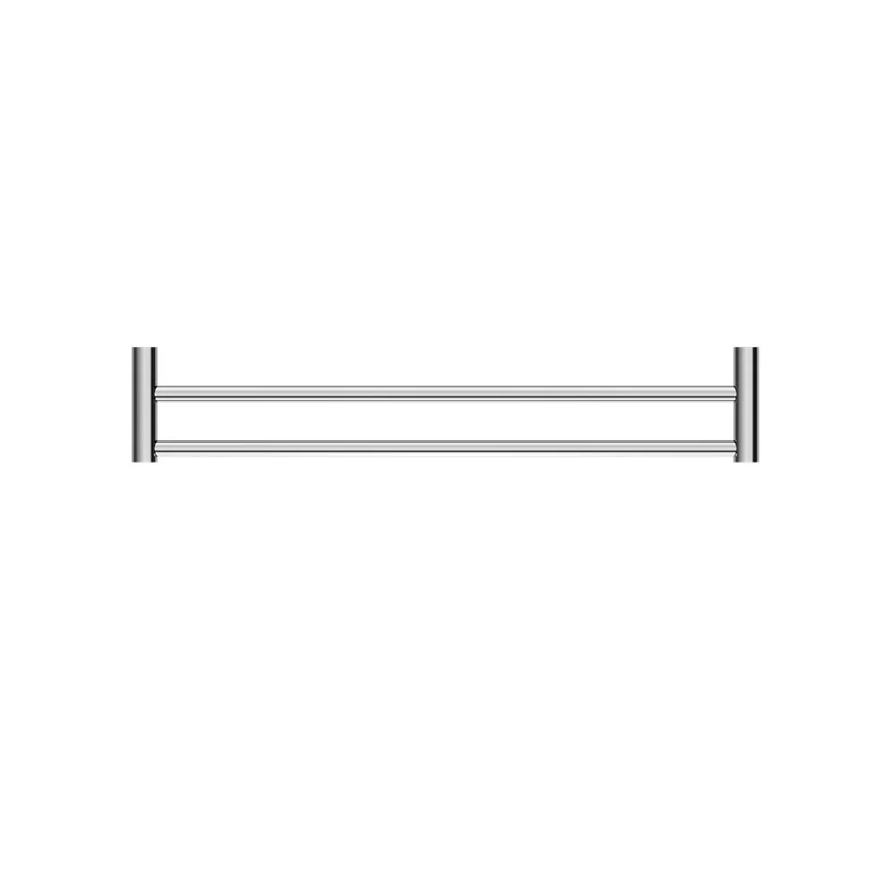 Nero Mecca II Double Towel Rail - Chrome - Image 3