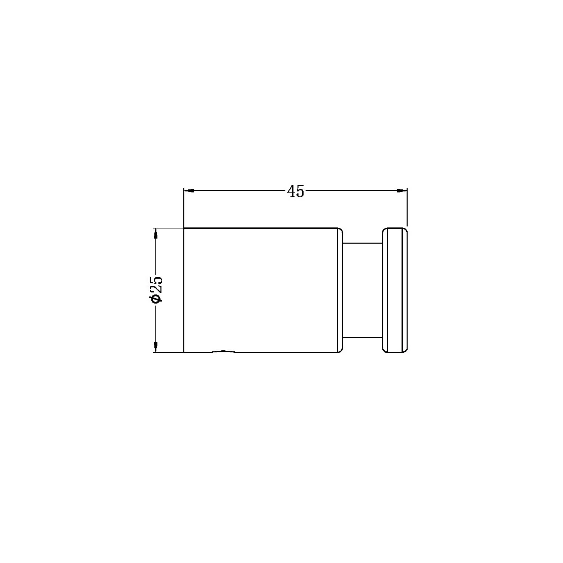 Nero Mecca II Robe Hook - Gun Metal - Image 4