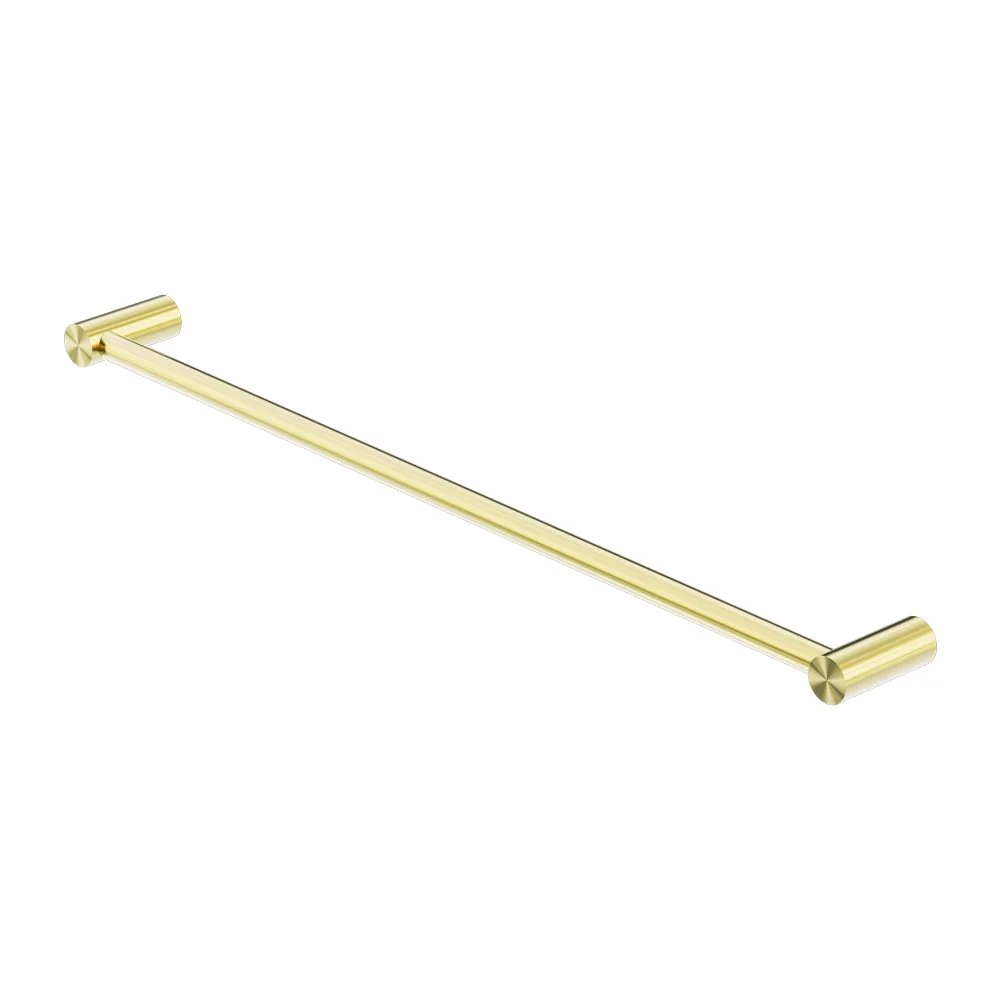 Nero Mecca II Single Towel Rail - Brushed Gold