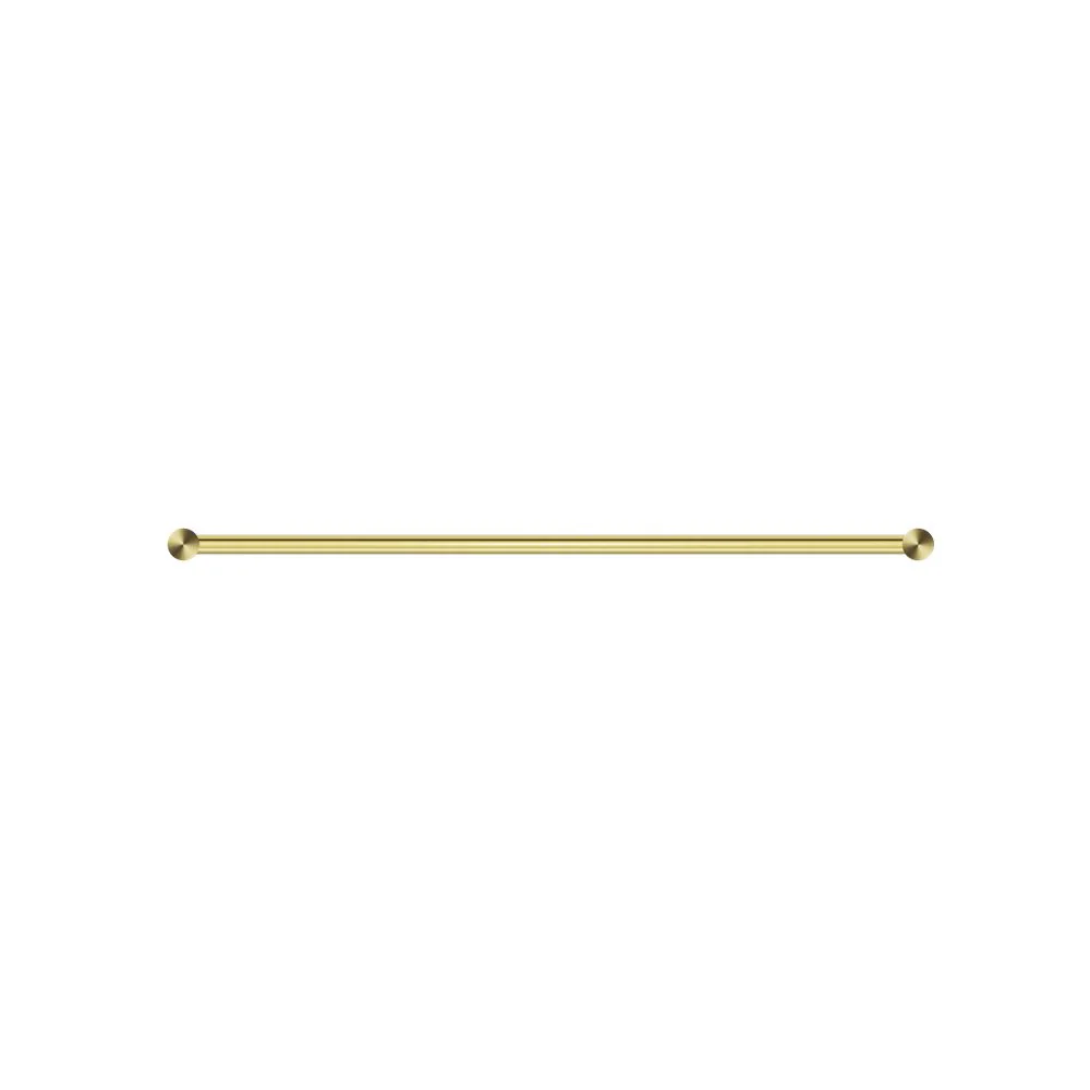 Nero Mecca II Single Towel Rail - Brushed Gold - Image 3