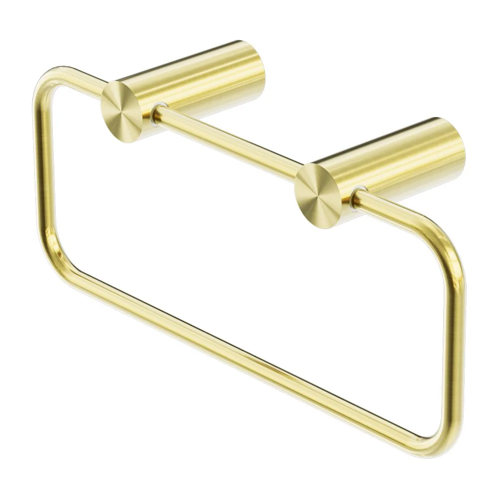 Nero Mecca II Towel Ring - Brushed Gold