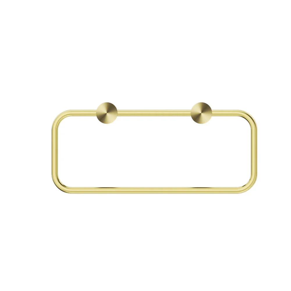 Nero Mecca II Towel Ring - Brushed Gold - Image 2