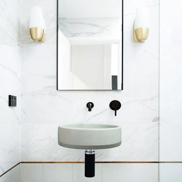 Nood Co Bowl Basin Two Tone Wall Hung - 14 Colours - Image 13