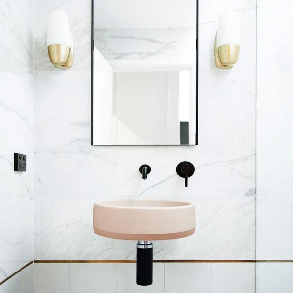 Nood Co Bowl Basin Two Tone Wall Hung - 14 Colours - Image 2
