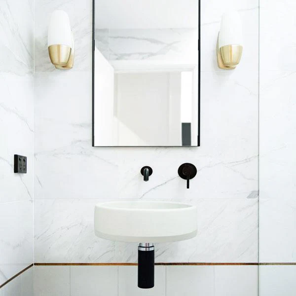 Nood Co Bowl Basin Two Tone Wall Hung - 14 Colours - Image 6
