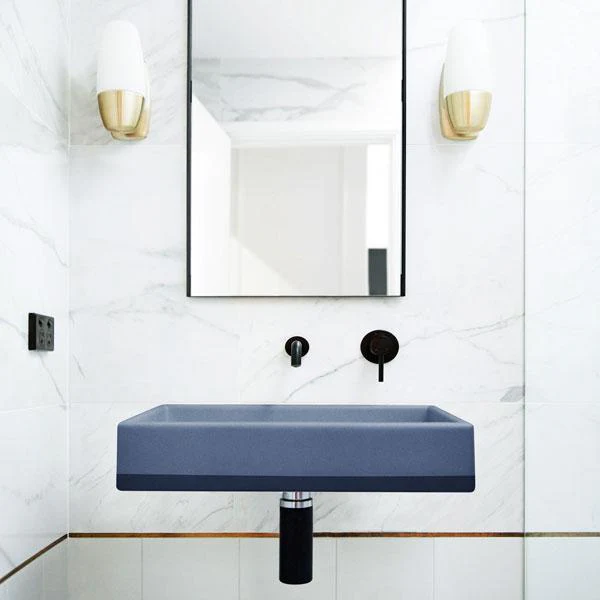 Nood Co Box Basin Two Tone Wall Hung - 14 Colours - Image 2