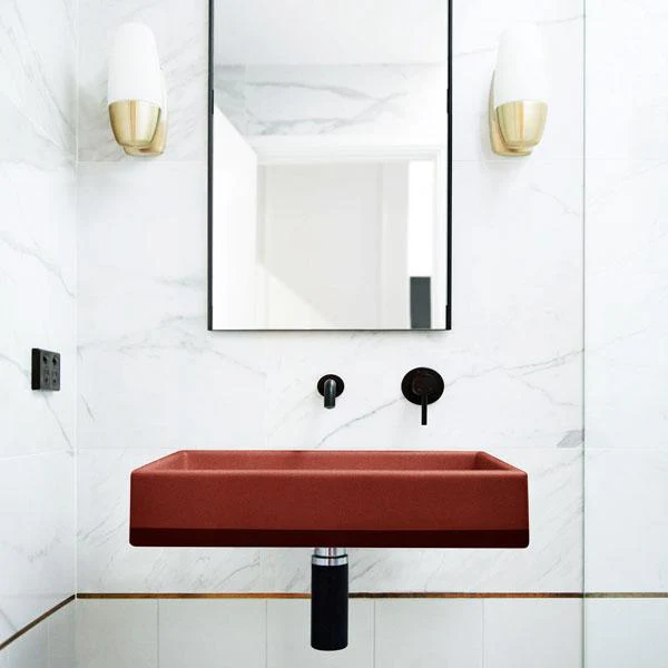 Nood Co Box Basin Two Tone Wall Hung - 14 Colours - Image 5