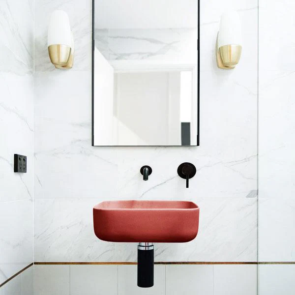 Nood Co Cube Basin Wall Hung - 14 Colours - Image 10