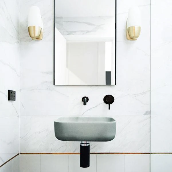 Nood Co Cube Basin Wall Hung - 14 Colours - Image 13