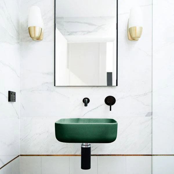 Nood Co Cube Basin Wall Hung - 14 Colours - Image 14