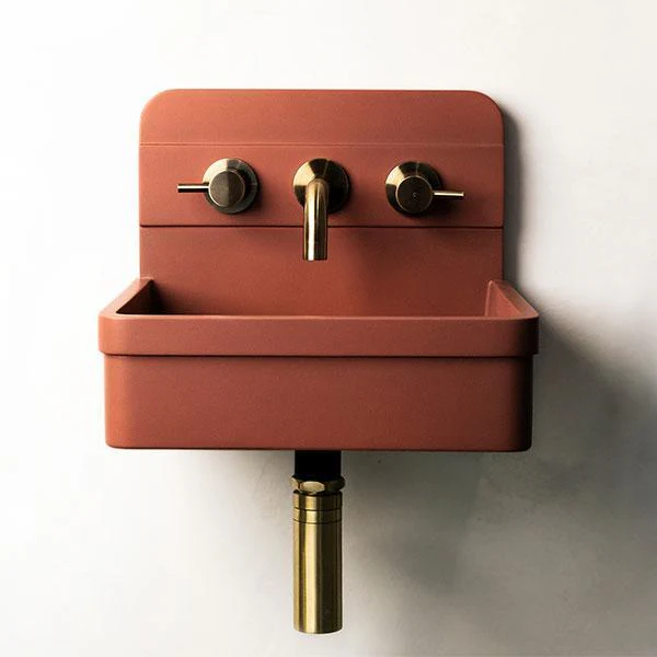 Nood Co Herbert Basin One Tone Wall Hung - 14 Colours - Image 15