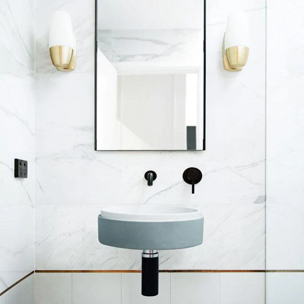 Nood Co Stepp Circle Basin Wall Hung - 14 Colours - Image 11