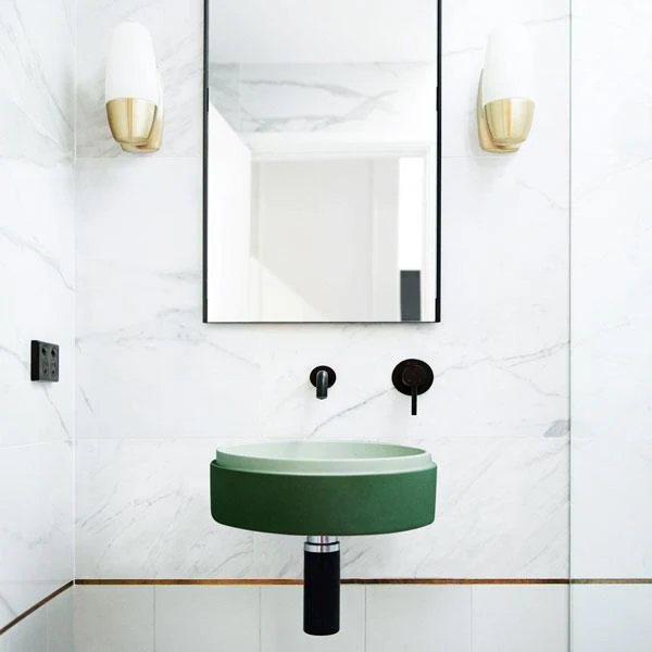 Nood Co Stepp Circle Basin Wall Hung - 14 Colours - Image 14