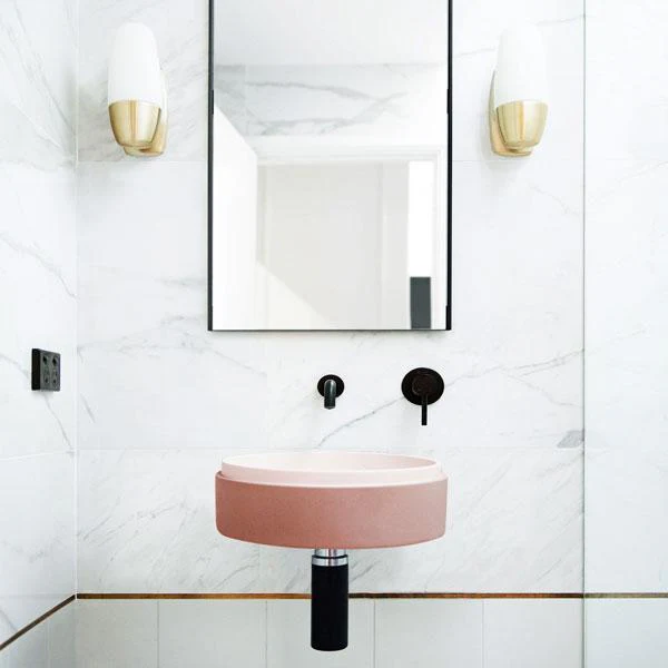 Nood Co Stepp Circle Basin Wall Hung - 14 Colours - Image 2