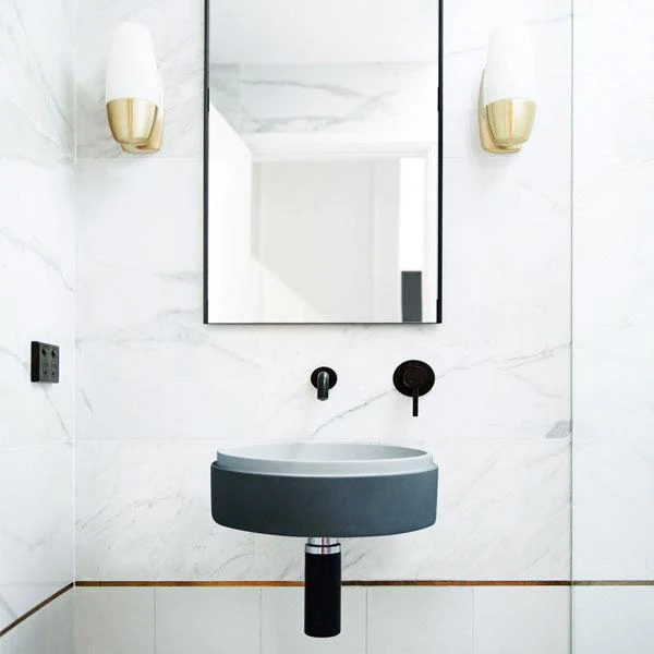 Nood Co Stepp Circle Basin Wall Hung - 14 Colours - Image 5