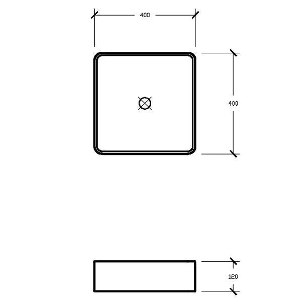Nood Co Vesl Square Basin Surface Mount - 14 Colours - Image 17