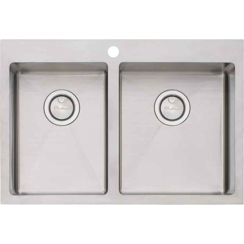 Oliveri Apollo 1 & 3/4 Left Bowl Sink