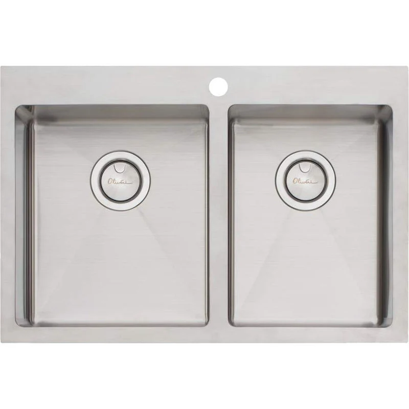Oliveri Apollo 1 & 3/4 Right Bowl Sink