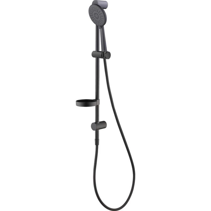 Oliveri Copenhagen Matt Black Hand Shower With Rail
